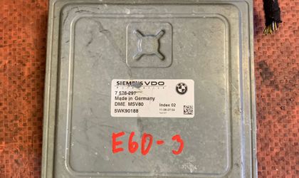 Блок управления двигателем BMW 5 серия E60 E61 N52