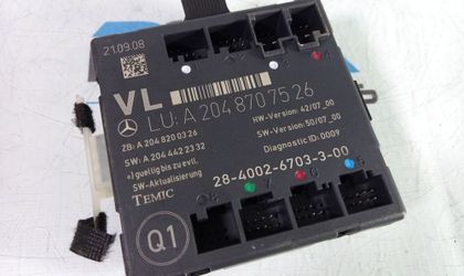 Блок комфорта двери п/лев Mercedes W204/W212/X204
