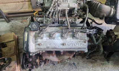 Двигатель Toyota Corsa l40 4e fe Трамблёрный