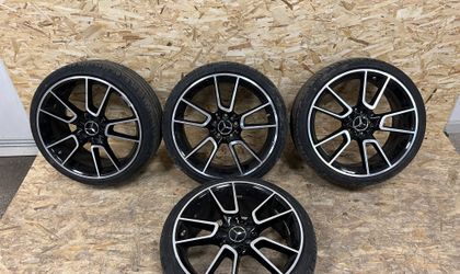 Колеса в сборе с дисками w205 c205 43 amg r19 в205