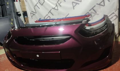 Бампер передний Hyundai Solaris, I 2010 - 2014